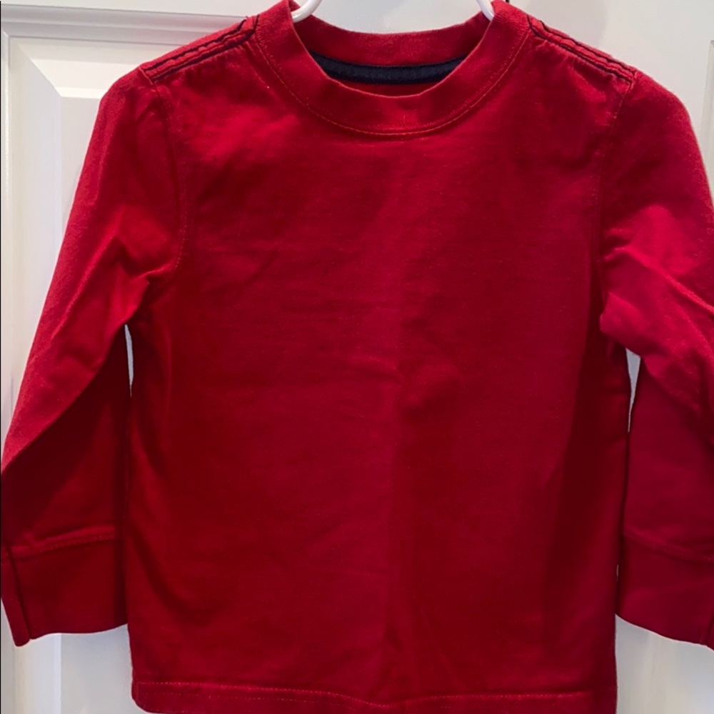 Old Navy Boy’s long sleeve t shirt. Size 3T. Red.